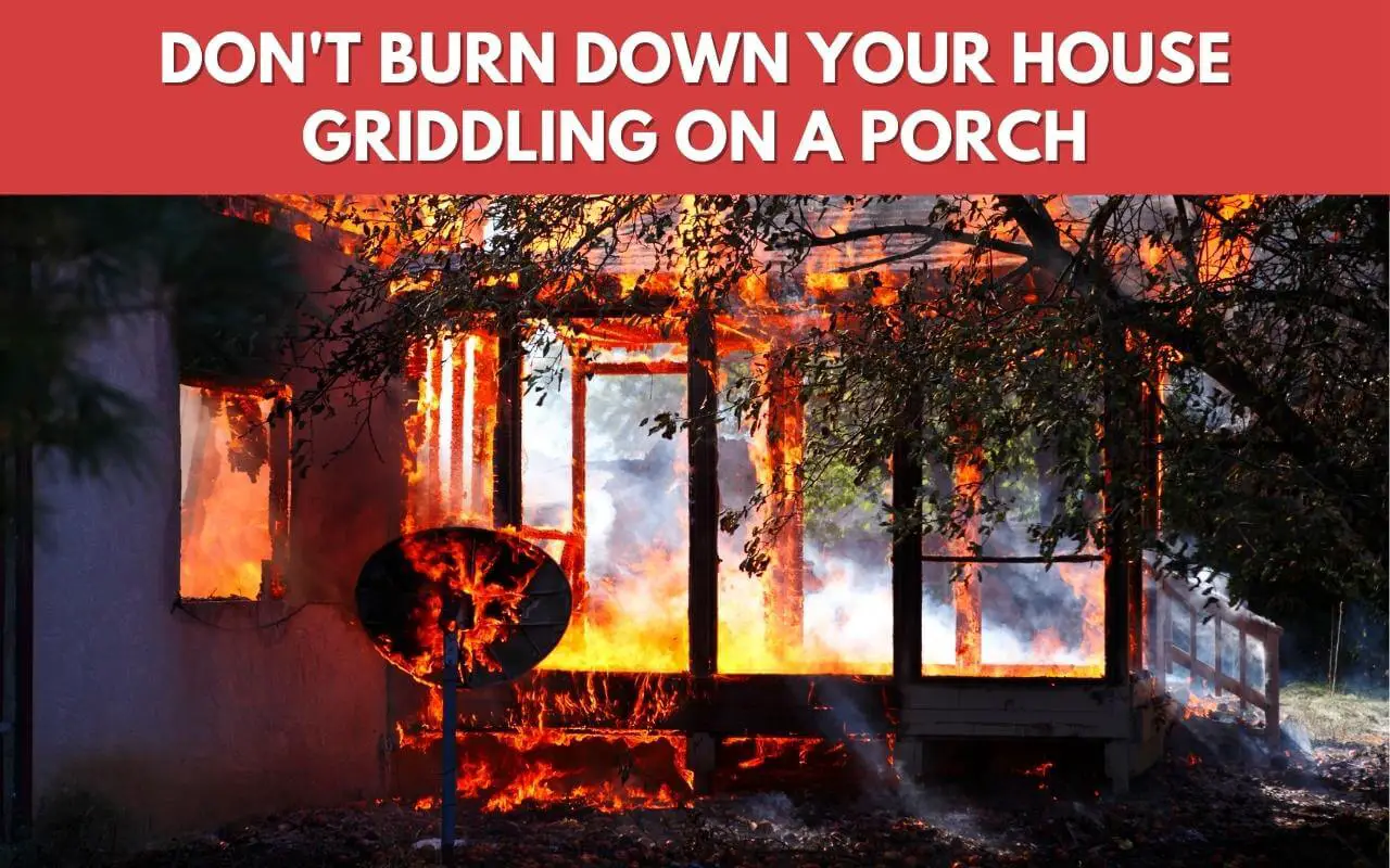 Can You Use a Griddle on a Porch