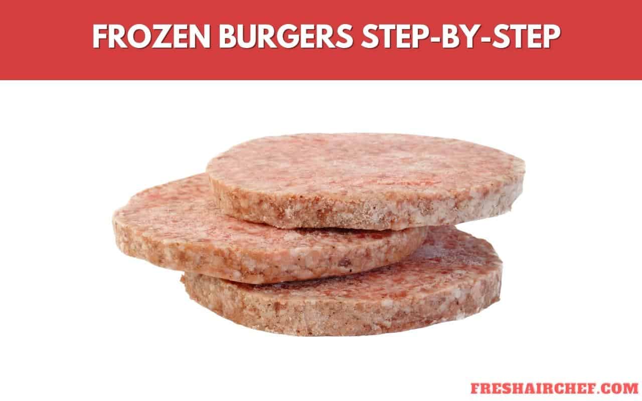 Cooking frozen burgers on Blackstone griddles