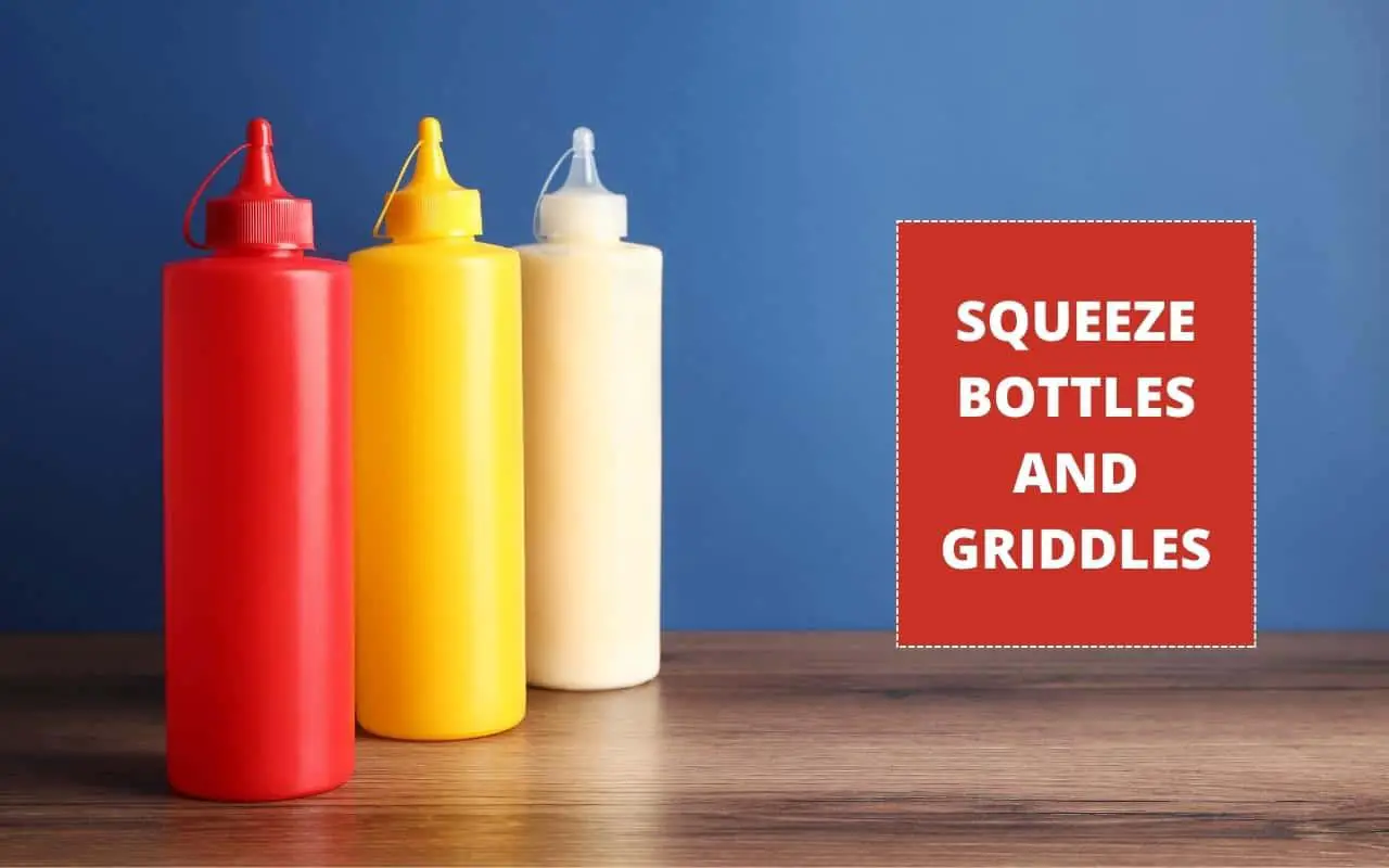 What to put in Blackstone squeeze bottles? - Featured image with three squeeze bottles