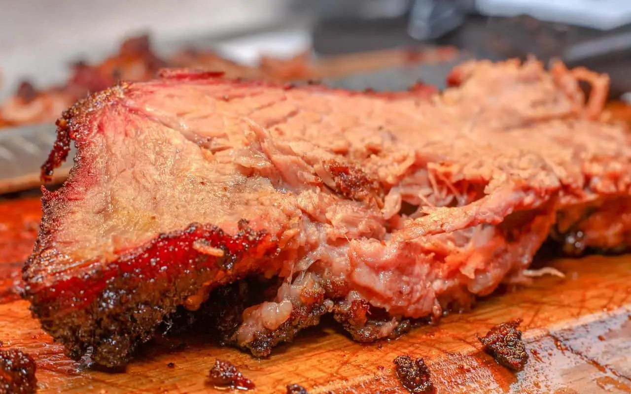 Can you smoke on a Blackstone griddle? - Featured image of a smoked brisket