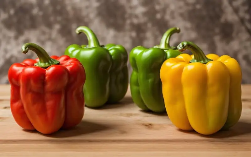 Whole bell peppers
